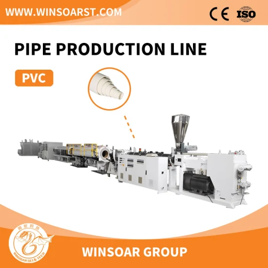 Plastic PVC/CPVC/UPVC Water& Electric Conduit Pipe/Tube (extruder, haul off, cutting winding, belling) Extrusion/Extruding Making Production Line Machine